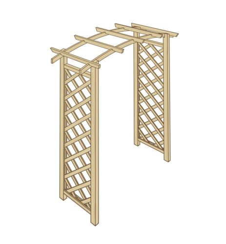 pergola egy rózsán LANITPLAST S7011 LG2406