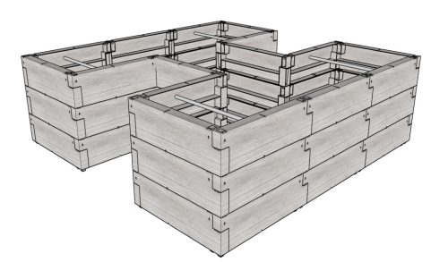 magaságyás JUWEL TIMBER ERGOLINE H LG3133