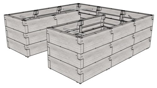 magaságyás JUWEL TIMBER ERGOLINE U DEEP LG3134