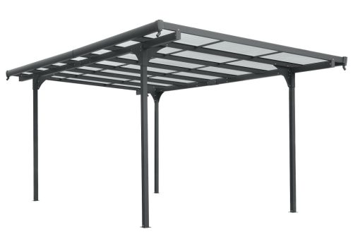 alumínium pergola LANITPLAST ALU 53 antracit + clear PC LG4148