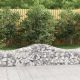 Íves horganyzott vas gabion kosár 200x50x40/60 cm