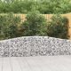 Íves horganyzott vas gabion kosár 400x30x60/80 cm