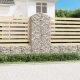 Íves horganyzott vas gabion kosár 100x30x220/240 cm