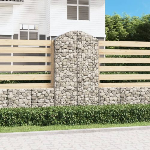 Íves horganyzott vas gabion kosár 100x50x180/200 cm