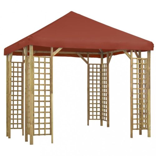 terrakotta pavilon 3 x 3 m