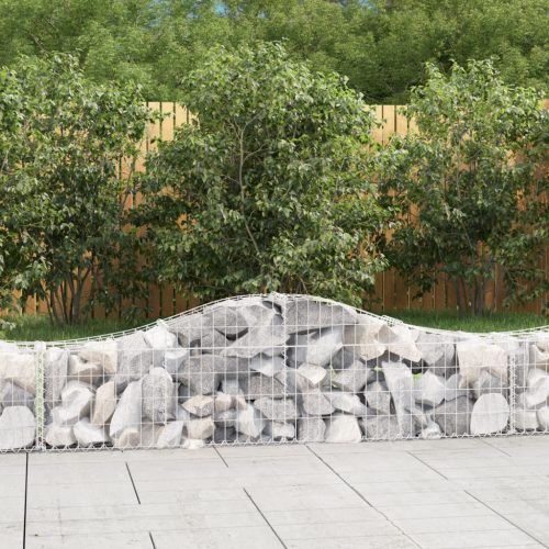 20 db íves horganyzott vas gabion kosár 200x30x40/60 cm