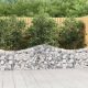 15 db íves horganyzott vas gabion kosár 200x30x60/80 cm