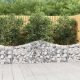 25 db íves horganyzott vas gabion kosár 200x30x60/80 cm