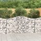 4 db íves horganyzott vas gabion kosár 200x30x100/120 cm