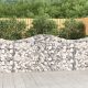 7 db íves horganyzott vas gabion kosár 200x30x100/120 cm