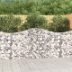 12 db íves horganyzott vas gabion kosár 200x30x100/120 cm