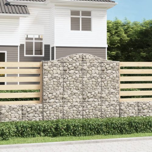 5 db íves horganyzott vas gabion kosár 200x30x180/200 cm