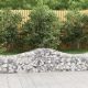 7 db íves horganyzott vas gabion kosár 200x50x40/60 cm