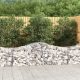 7 db íves horganyzott vas gabion kosár 200x50x60/80 cm