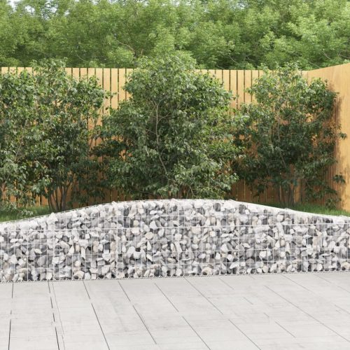 20 db íves horganyzott vas gabion kosár 400x30x40/60 cm