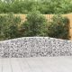 7 db íves horganyzott vas gabion kosár 400x30x60/80 cm