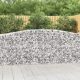 6 db íves horganyzott vas gabion kosár 400x50x100/120 cm