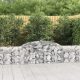 8 db íves horganyzott vas gabion kosár 300x30x60/80 cm