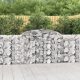 13 db íves horganyzott vas gabion kosár 300 x 30 x 100/120 cm