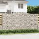 4 db íves horganyzott vas gabion kosár 400x30x200/220 cm