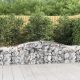 9 db íves horganyzott vas gabion kosár 400x50x60/80 cm